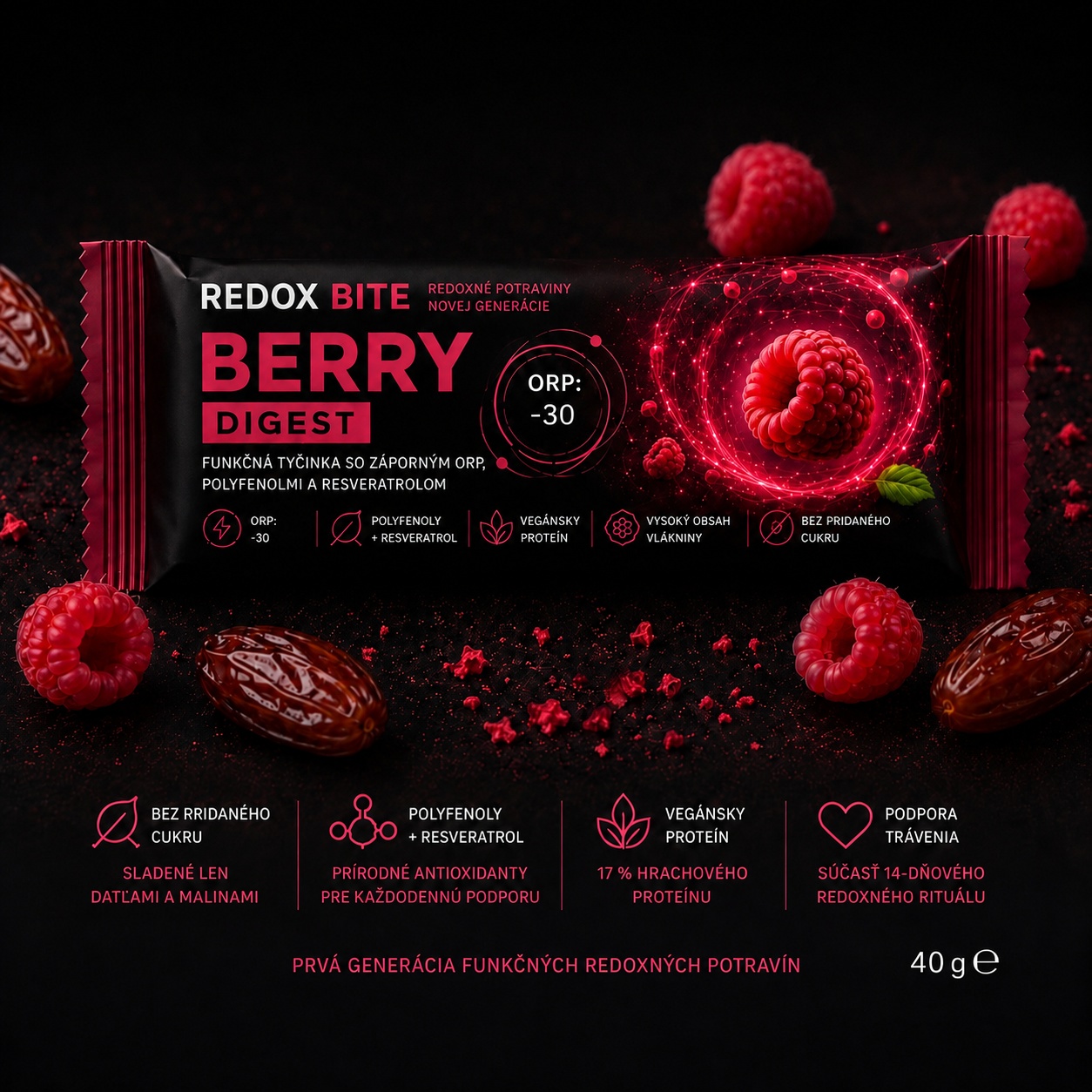 REDOX BITE Berry Digest — jedna tyčinka